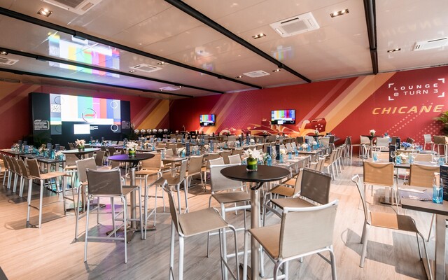 The Lounge @ Turn 3 is a premium hospitality space